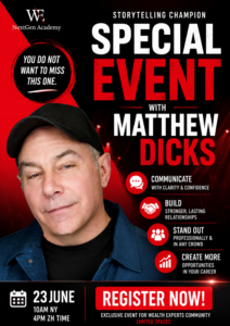 Storytelling Session with Matthew Dicks