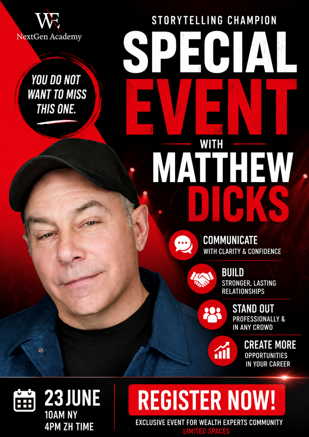 Storytelling Session with Matthew Dicks